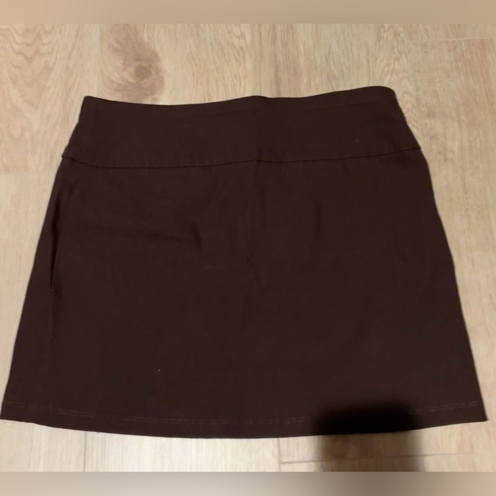 Never Worn Dark Brown Garage Mini Skirt